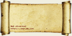 Sanja Strižak vizit kartica